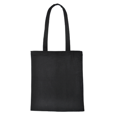 Shopping Bag - Large Tote (long handle) - Black