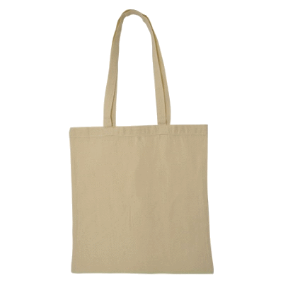 Shopping Bag - Large Tote (long handle) - Natural