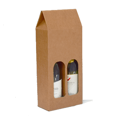 Double Wine Carryall - Natural Kraft